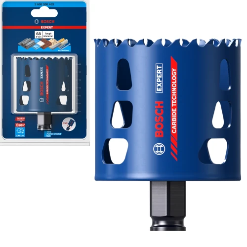 Bosch Expert Tough Material Hole Saw Set – 14pc (20-76mm) For Metal, Wood, Tile & More