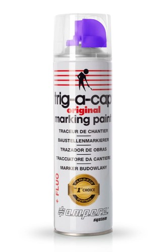 AMPERE Farba geodezyjna fioletowa fluo 500ml