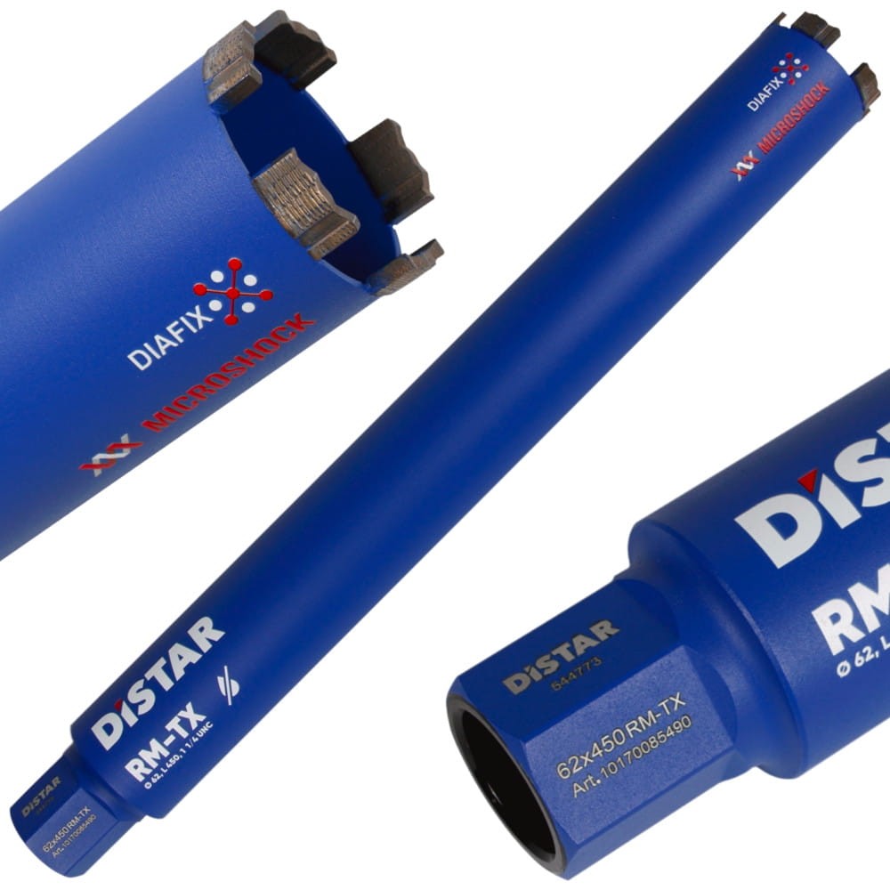 Wiertło diamentowe / Otwornica do betonu 62mm 1 1/4 UNC Distar RM-TX