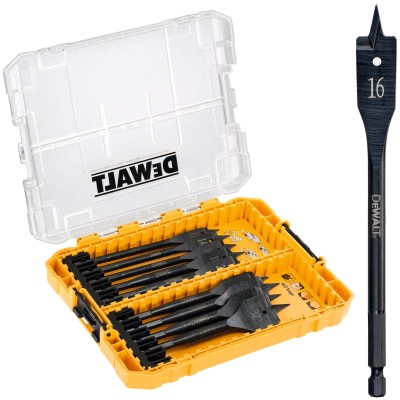 Zestaw wierteł piórowych do drewna 12-32mm 9szt. w kasecie DeWALT DT70751
