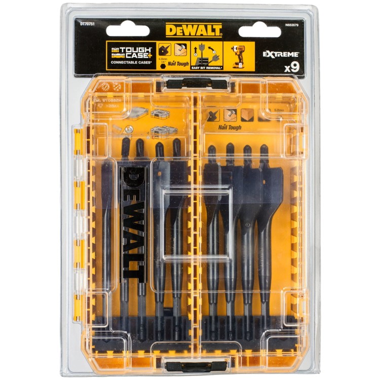 Zestaw wierteł piórowych DeWALT DT70751