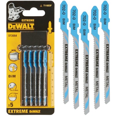 DEWALT Brzeszczoty HSS do metalu 82mm 5szt DT2054
