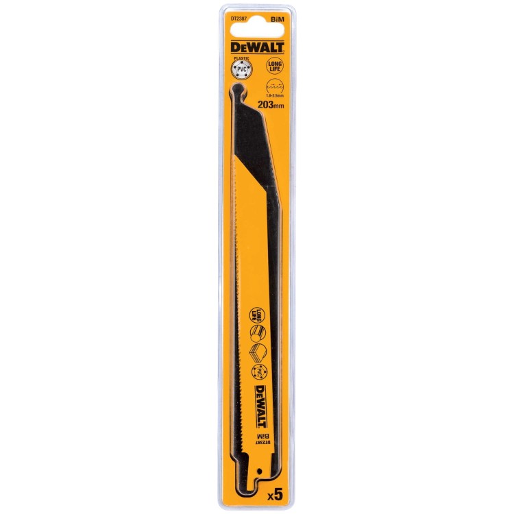 Brzeszczoty do pilarek szablowych DeWALT DT2387