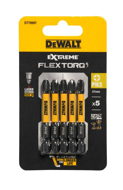 DeWalt DT7999T Bity udarowe Ph3 50mm 5szt. Extreme