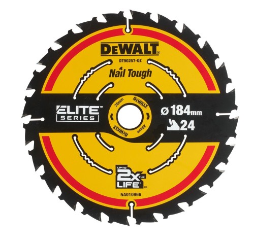 DEWALT TARCZA PILARSKA DO DREWNA 184x20mm 24z DT90257