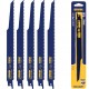 IRWIN 10504158 Zestaw brzeszczotów uniwersalnych 229mm BIM 6z/cal 5szt. do piły szablastej