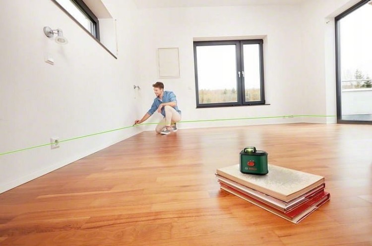 zastosowanie lasera krzyżowego Bosch 0603663E03