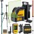 Laser krzyżowy zielony 30m akc DeWALT DW088CG + statyw łata tyczka czujnik