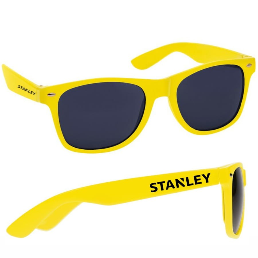 Okulary Przeciwsłoneczne żółte z filtrem UV400 logo Stanley