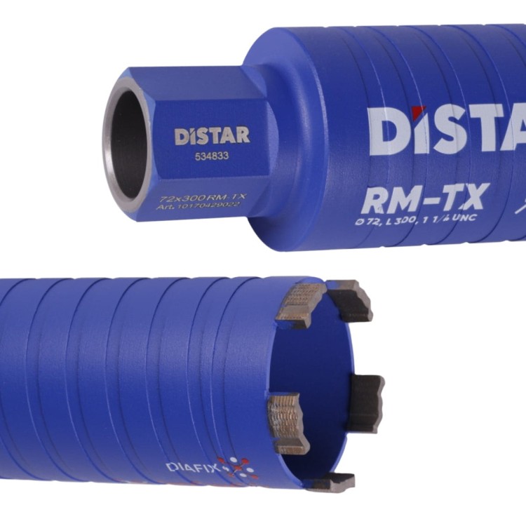 Wiertło diamentowe DDS-W 072X300-5X1 1/4 UNC RM-TX Distar 10170429022