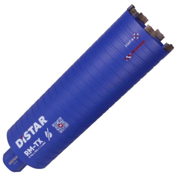 Wiertło diamentowe DDS-W 102X300-7X1 1/4 UNC RM-TX Distar 10170429028