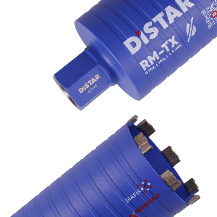 Otwornica diamentowa DDS-W 102X300-7X1 1/4 UNC RM-TX Distar 10170429028