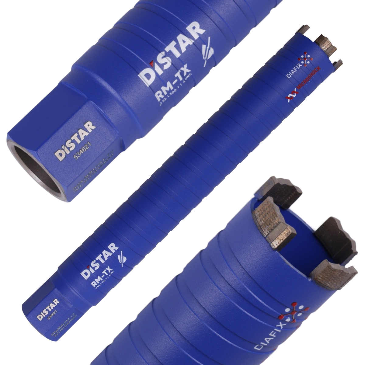 Wiertło diamentowe DDS-W 052x300-4x1 1/4 UNC DLD 52 RM-TX 
Distar 10170429020