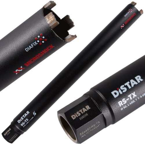 Wiertło diamentowe Otwornica do betonu 52mm 1 1/4 UNC Distar RS-TX