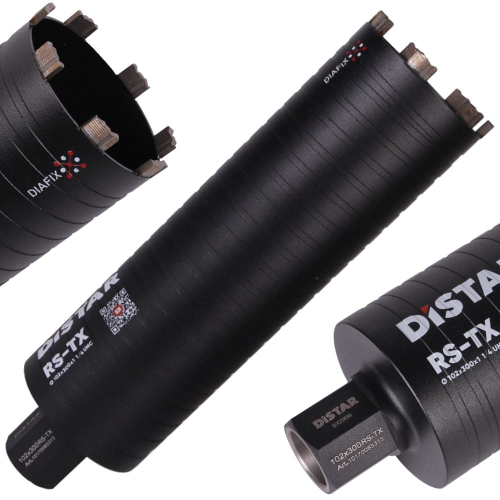Wiertło diamentowe Otwornica do betonu 100mm 1 1/4 UNC Distar RS-TX