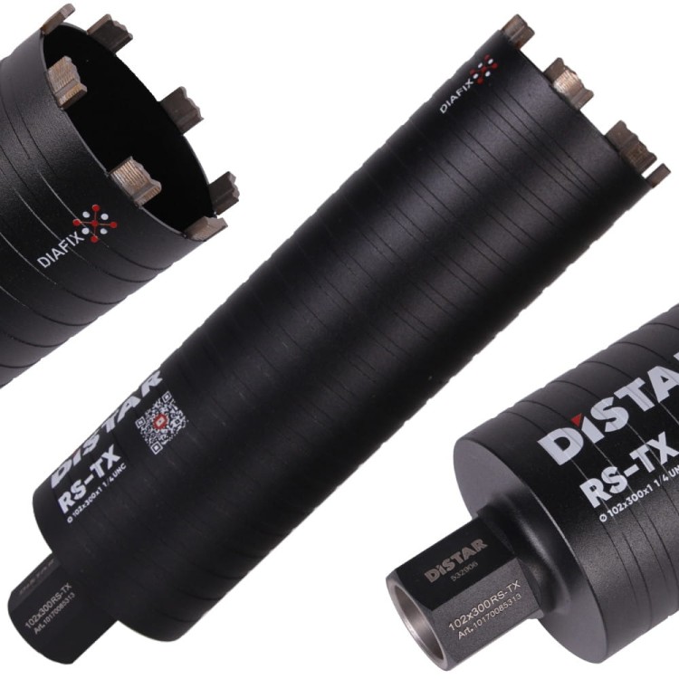 Wiertło diamentowe Otwornica do betonu 100mm 1 1/4 UNC Distar RS-TX