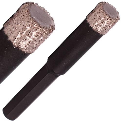 Otwornica diamentowa do ceramiki gresu 12mm S10 Baumesser Keramik Pro