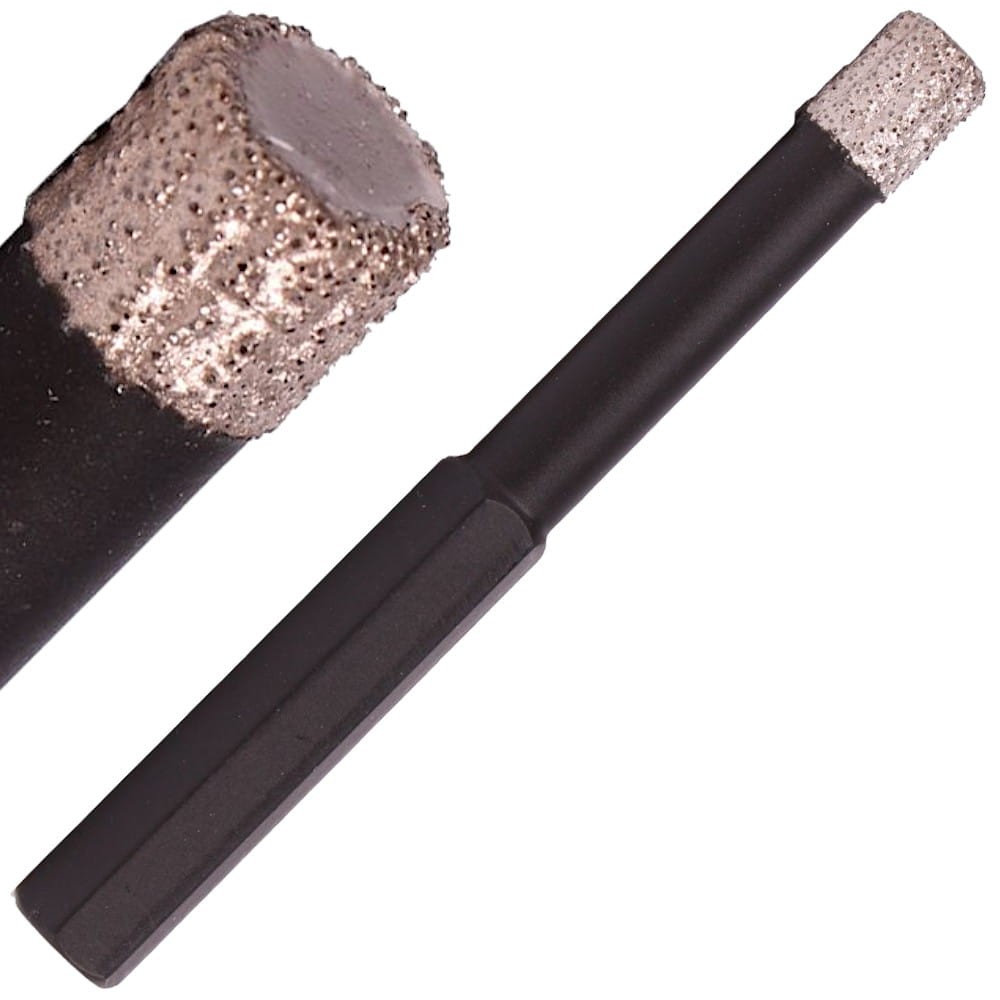 Otwornica diamentowa do ceramiki gresu 8mm S10 Baumesser Keramik Pro