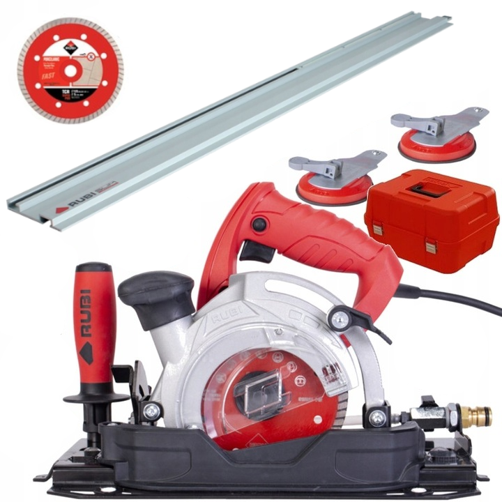 RUBI Piła elektryczna do cięcia płytek 1250W TC-125 + Prowadnica