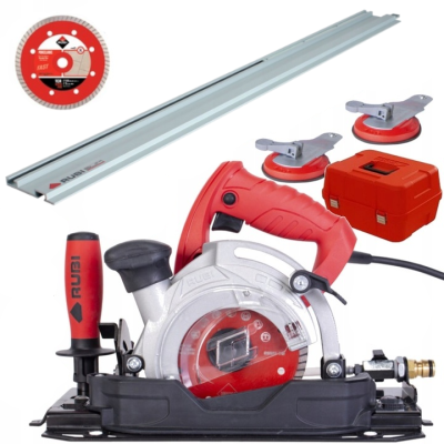 RUBI Piła elektryczna do cięcia płytek 1250W TC-125 + Prowadnica