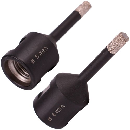 Otwornica diamentowa do ceramiki gresu 6mm M14 Baumesser Keramik Pro