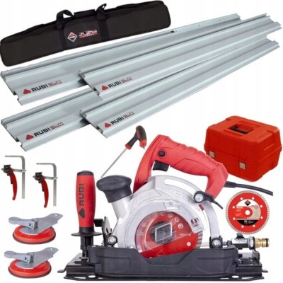 RUBI Piła do cięcia płytek 1250W TC-125 + 4 Prowadnice