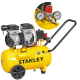 Kompresor bezolejowy STN704 24L, 8bar, wyciszony 59db STANLEY