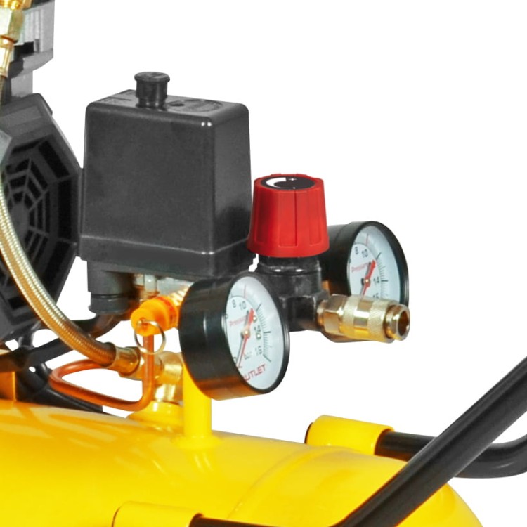 STANLEY  Kompresor bezolejowy 24L, 8bar, wyciszony 59db STN704