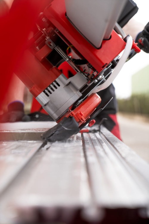 Przecinarka elektryczna DL-125 Rubi zastosowanie