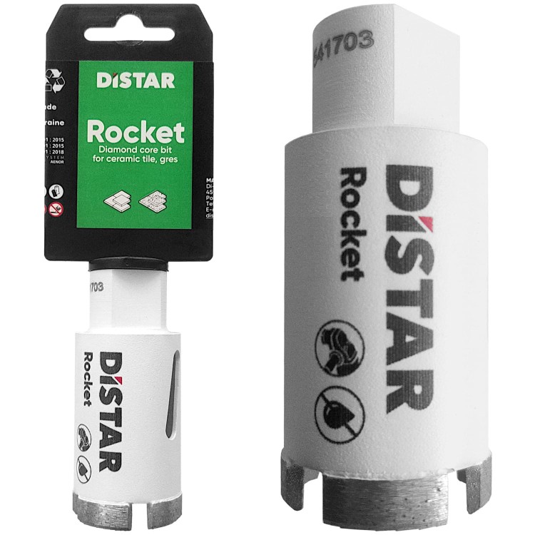 Otwornica diamentowa do płytek gresu 20mm x 45-3 x M14 DDS-W Rocket Distar