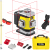 Laser krzyżowy czerwony 4x360° 30m Nivel System CL4R + Tyczka LP36