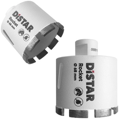Otwornica diamentowa Koronka do ceramiki, gresu 68mm M14 Distar Rocket