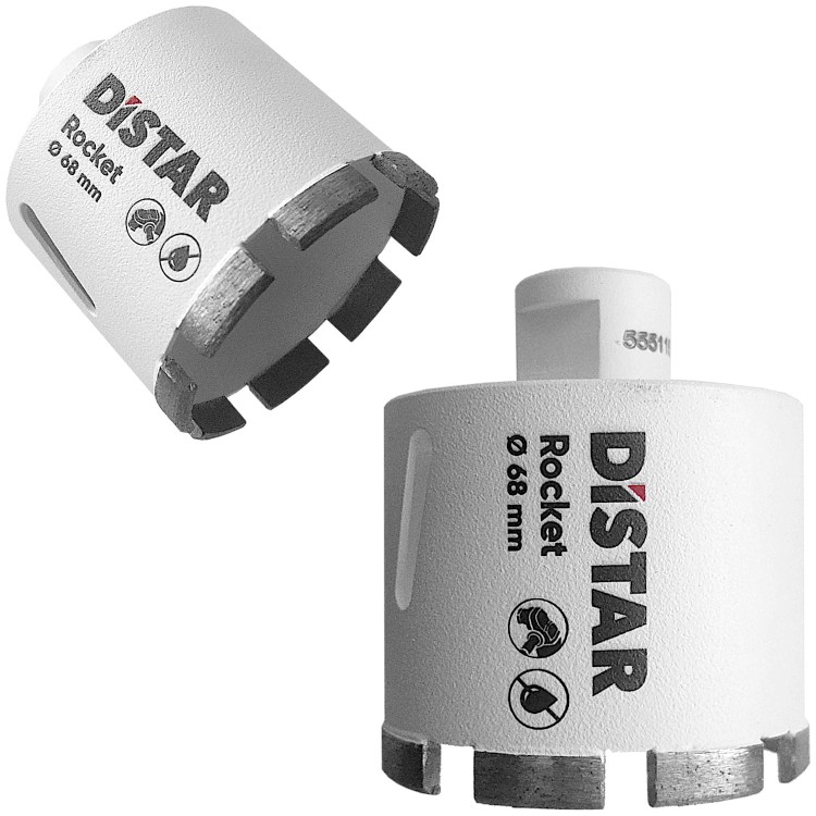 Otwornica diamentowa Koronka do ceramiki, gresu 68mm M14 Distar Rocket