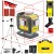 Laser krzyżowy czerwony Nivel System CL4D-R + Statyw + Czujnik + Łata