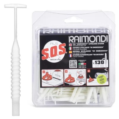 Klips do systemu poziomowania RLS S.O.S. 130szt. Raimondi 180VSOS