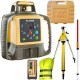 Niwelator laserowy obrotowy 800m Topcon RL-HV2S + Łata + Statyw