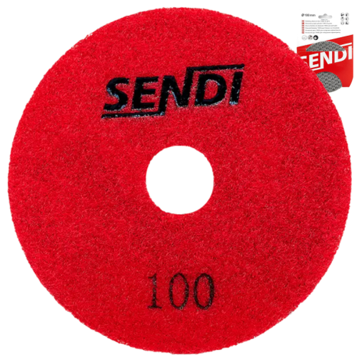 Sendi Dysk krążek polerski T-REX do gresu ceramiki kamienia 100mm G100