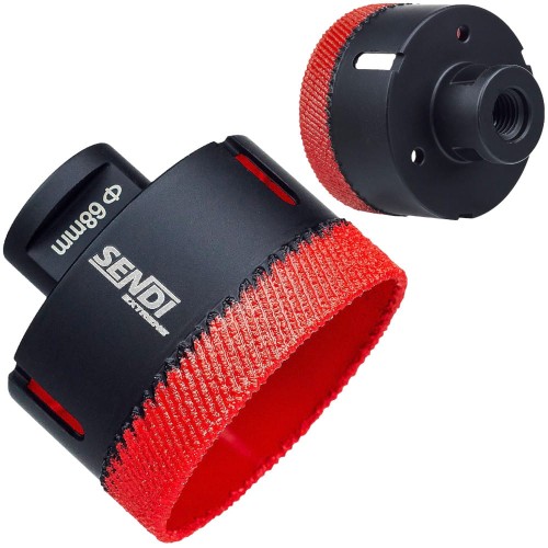 Otwornica diamentowa do płytek Sendi Extreme 68mm M14