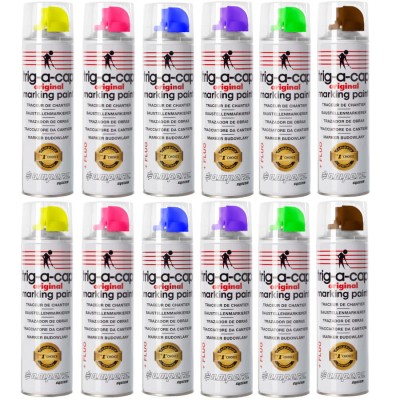 AMPERE Farba geodezyjna TRIG-A-CAP Original mix fluo 500ml 12szt.