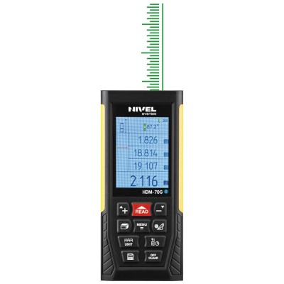 Dalmierz laserowy 70m cyfrowy Nivel System HDM-70G