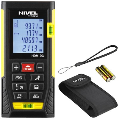 Dalmierz laserowy 90m cyfrowy akcesoria Nivel System HDM-9G