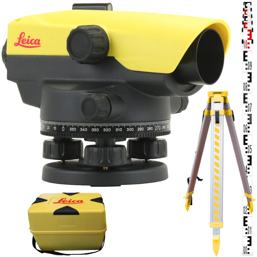 LEICA NA520 Niwelator optyczny zestaw łata + statyw
