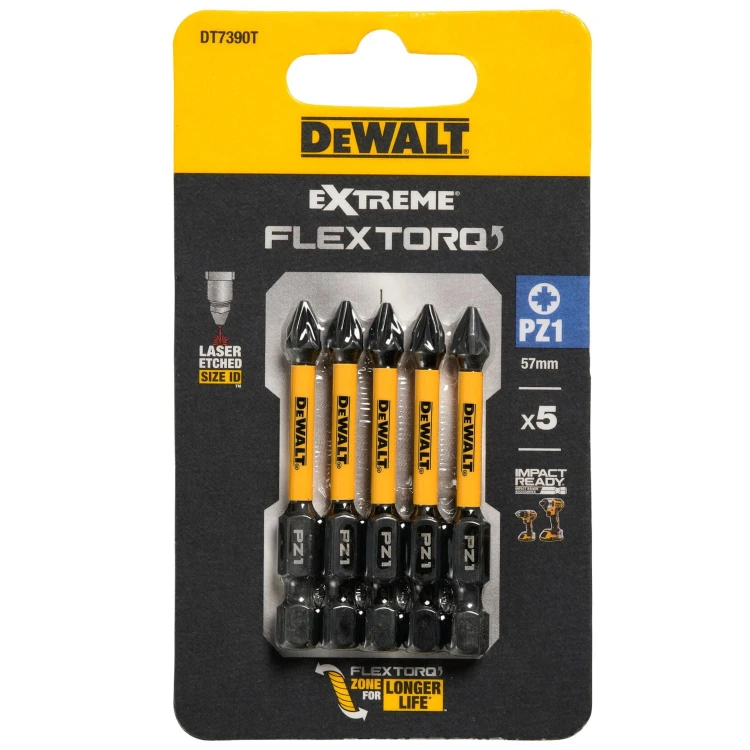 Bity udarowe Pozidriv PZ1 DeWALT