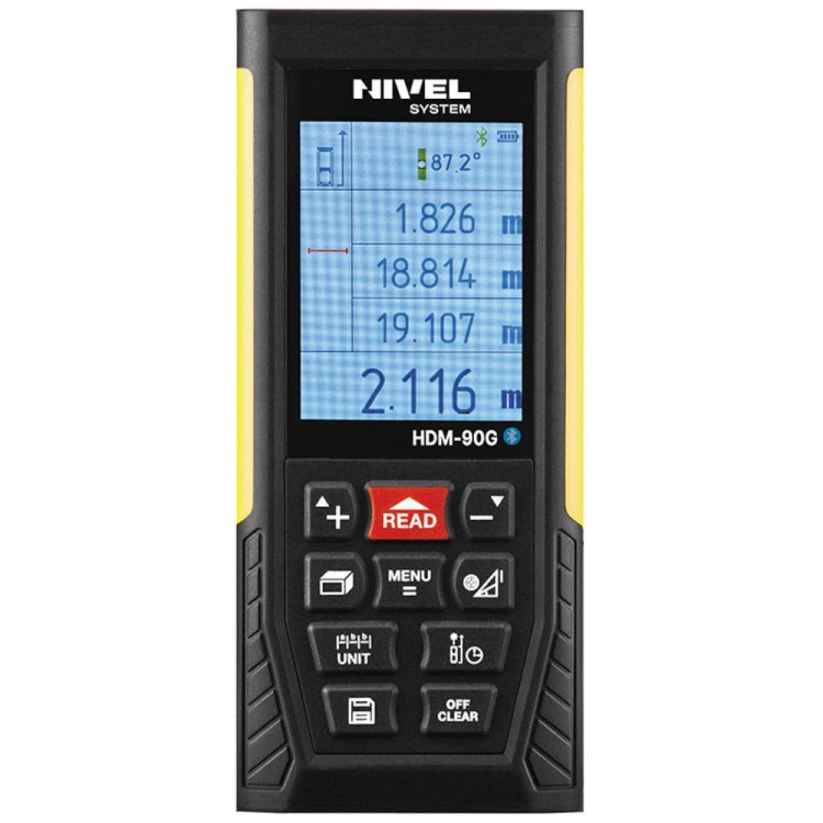 Cyfrowy dalmierz laserowy Nivel System HDM-90G