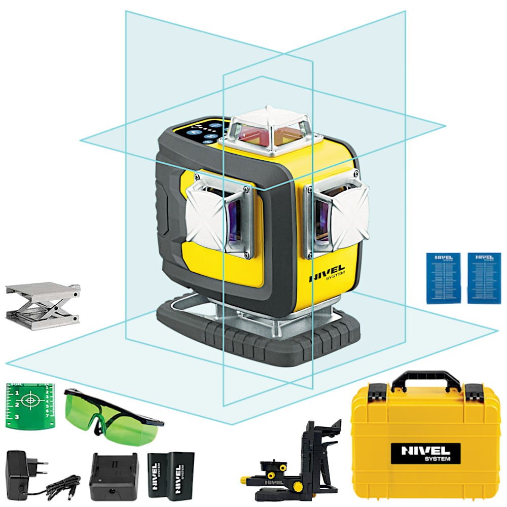 NIVEL SYSTEM CL4D-B Laser krzyżowy 4x360 wiązka niebieska