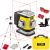 Laser krzyżowy czerwony 360° 30m Nivel System CL3R + Statyw SJJ-M1 EX