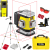 Laser krzyżowy czerwony 360° 30m Nivel System CL3R + Statyw + Czujnik
