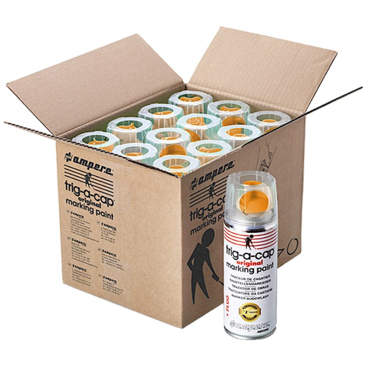 AMPERE Farba geodezyjna TRIG-A-CAP Original pomarańczowa fluo