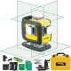 NIVEL SYSTEM CL4D-G Laser krzyżowy zielony 4x360° + akcesoria