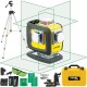 NIVEL SYSTEM CL4D-G Laser krzyżowy zielony 4x360° + statyw SJJ-M1 EX